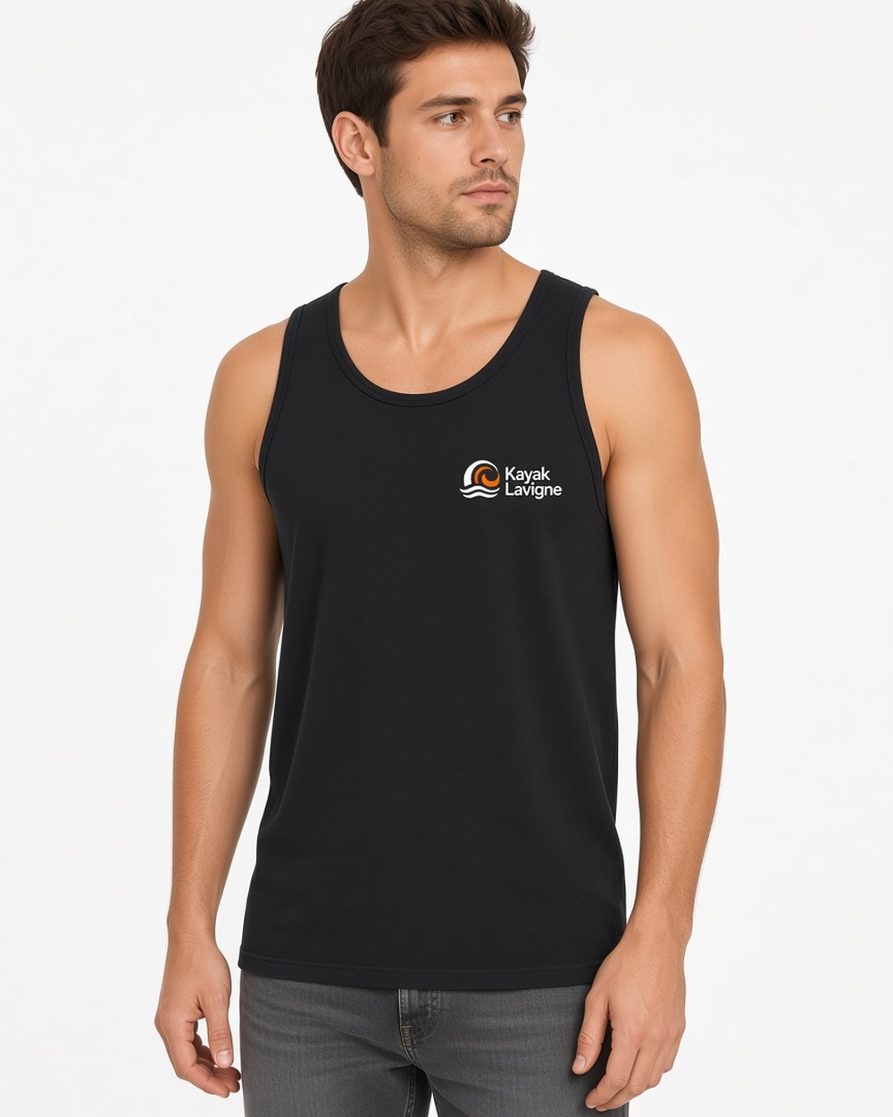 Gildan 5200 Heavy Cotton Tank Top (unisex) — Black