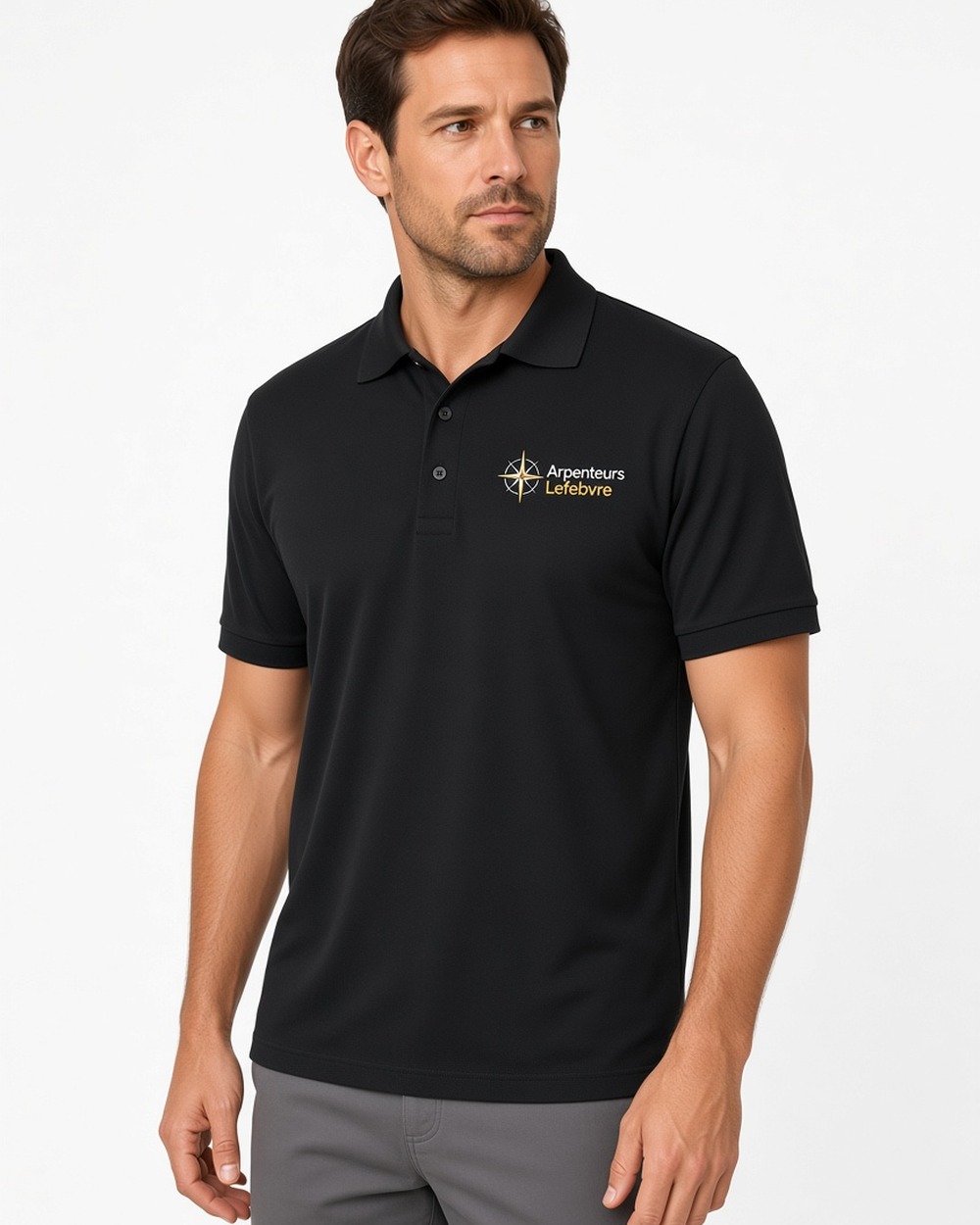 Gildan 8800 DryBlend Polo (unisex) — Ash